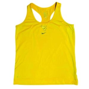 Yellow Nike women tank top.